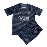 Paris Saint-Germain Brankarsky Vonkajší Detský futbalový dres 2023-24 Krátky Rukáv (+ trenírky)